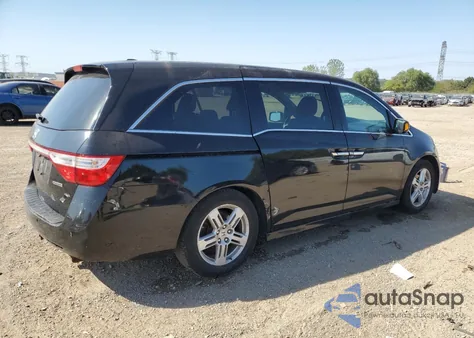 2013 Honda Odyssey Touring from USA, damaged, VIN 5FNRL5H95DB056392